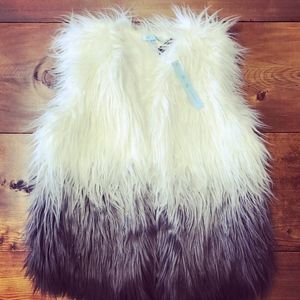 Furry Vest Faux Fur